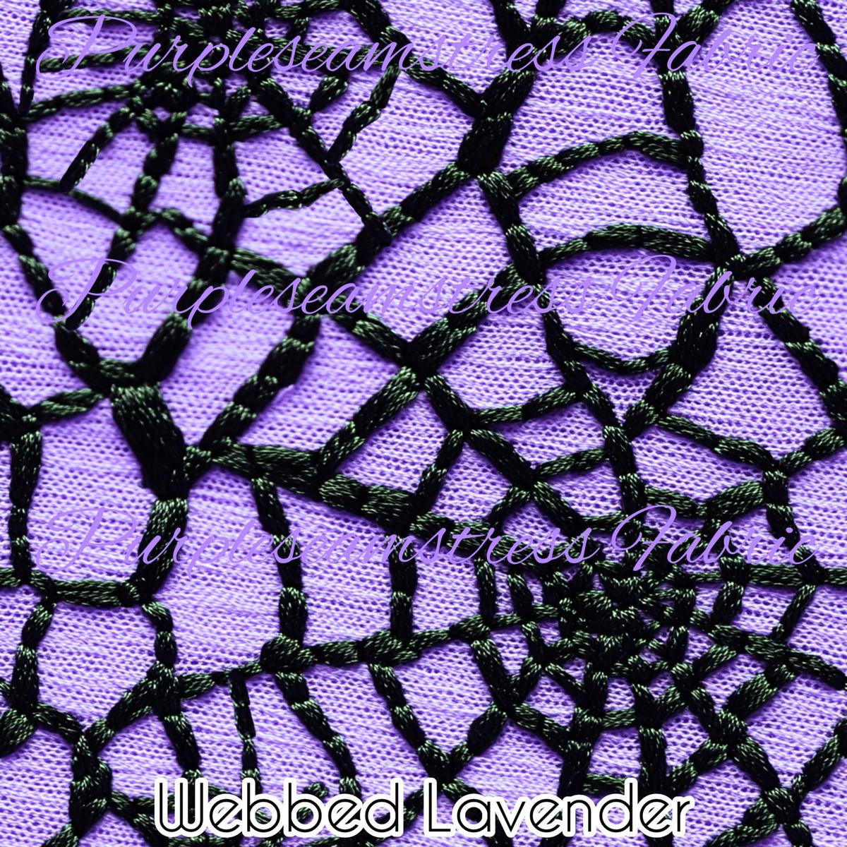 Webbed Lavender  Fabric
