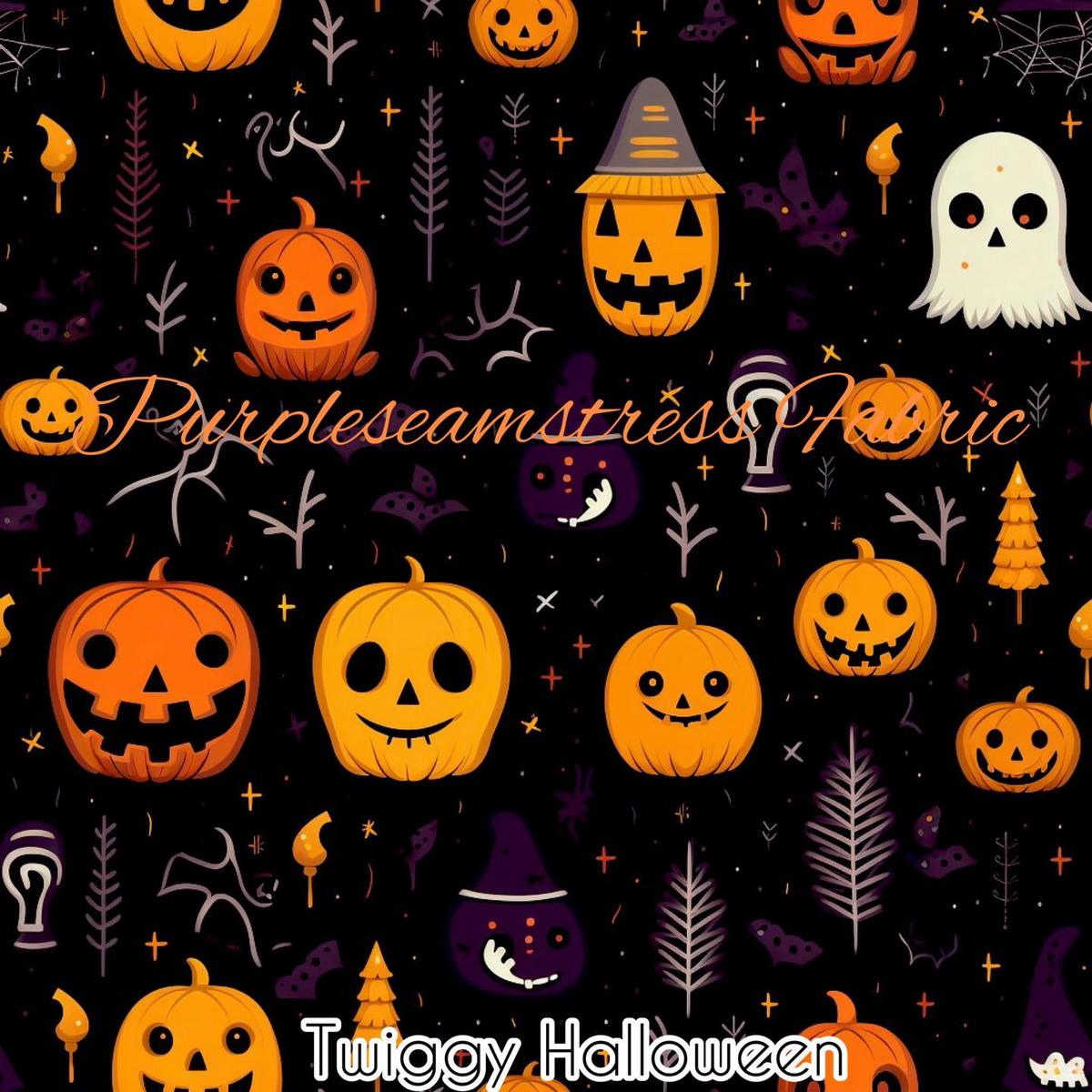 Twiggy Halloween  Fabric