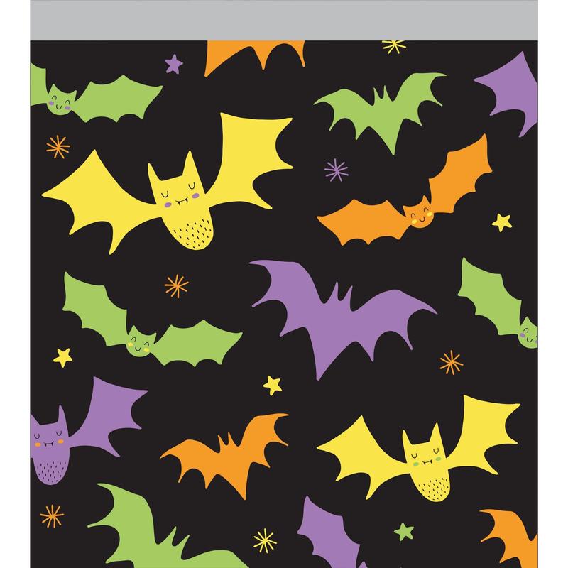 120/Case Bulk Halloween Bats Sandwich Zipper Bag