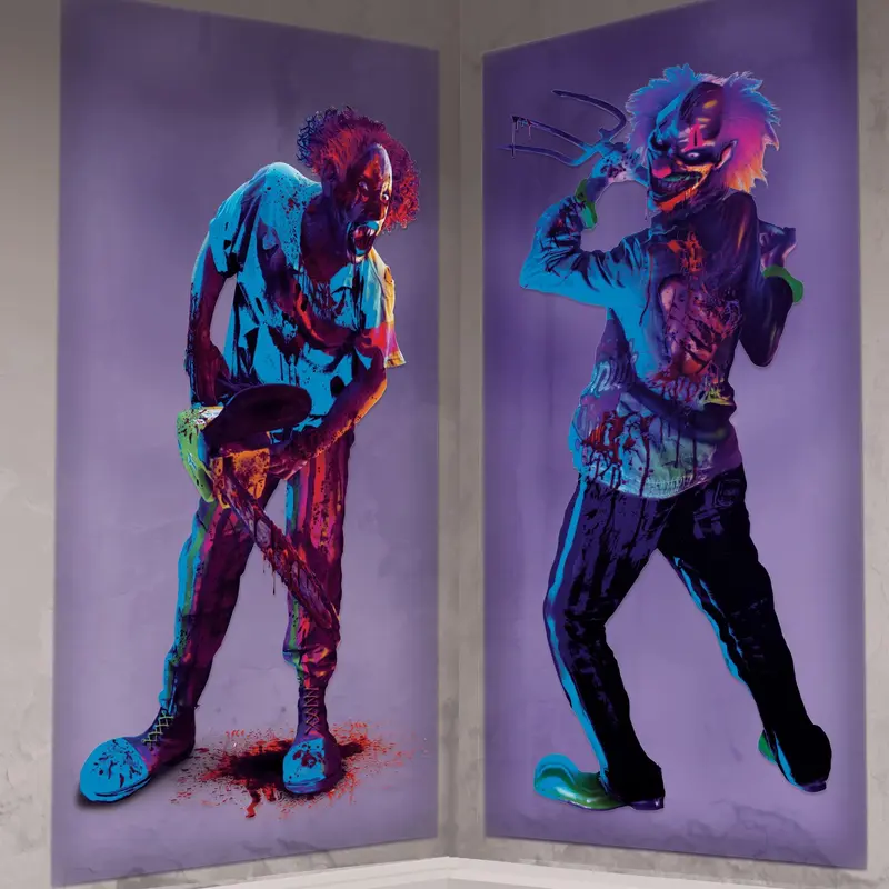 Creepy Carnival Backdrop Add Ons - Blacklight Reactive