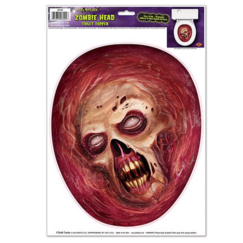 Zombie Head Toilet Topper