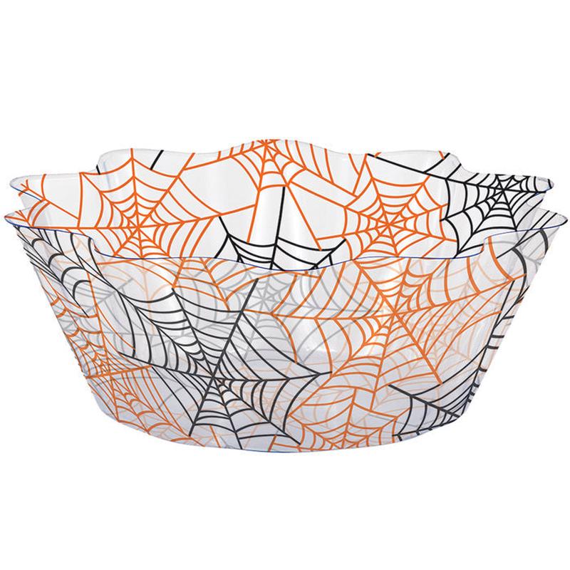 12/Case Bulk Spiderwebs Fluted Bowls