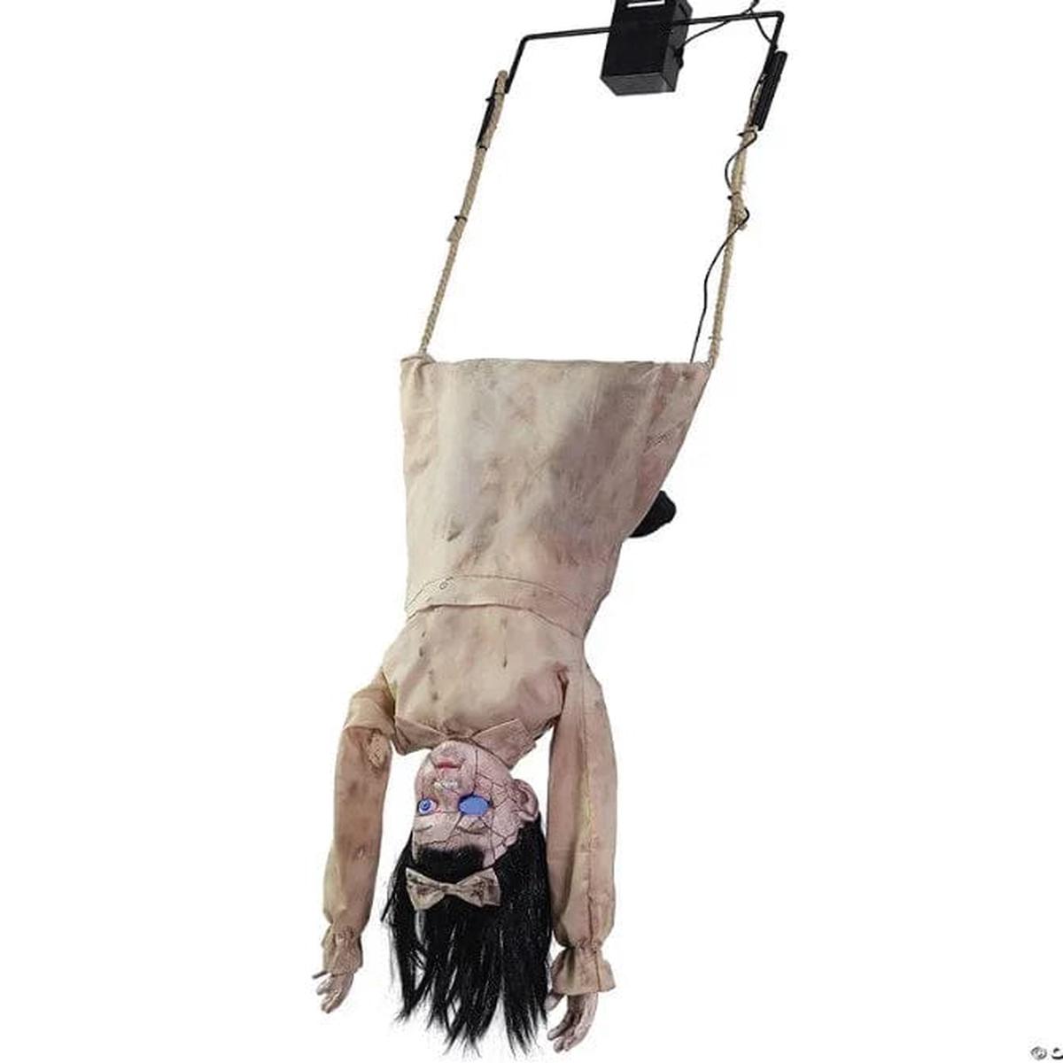 4 Ft. 4" Animated Swinging Head First Halloween Decoration