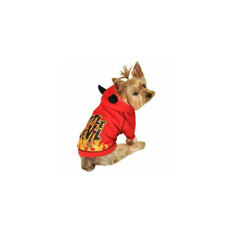 Red Little Devil Dog Costume Size M Halloween Multi-Colored