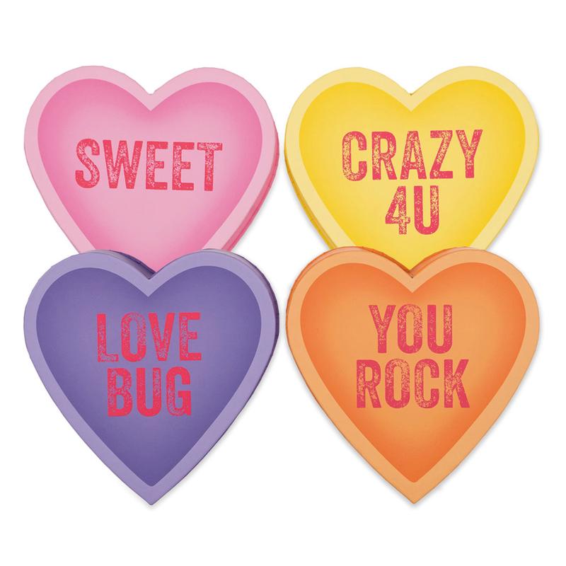 Bright Talk Heart Box filled with Candies (4 oz)