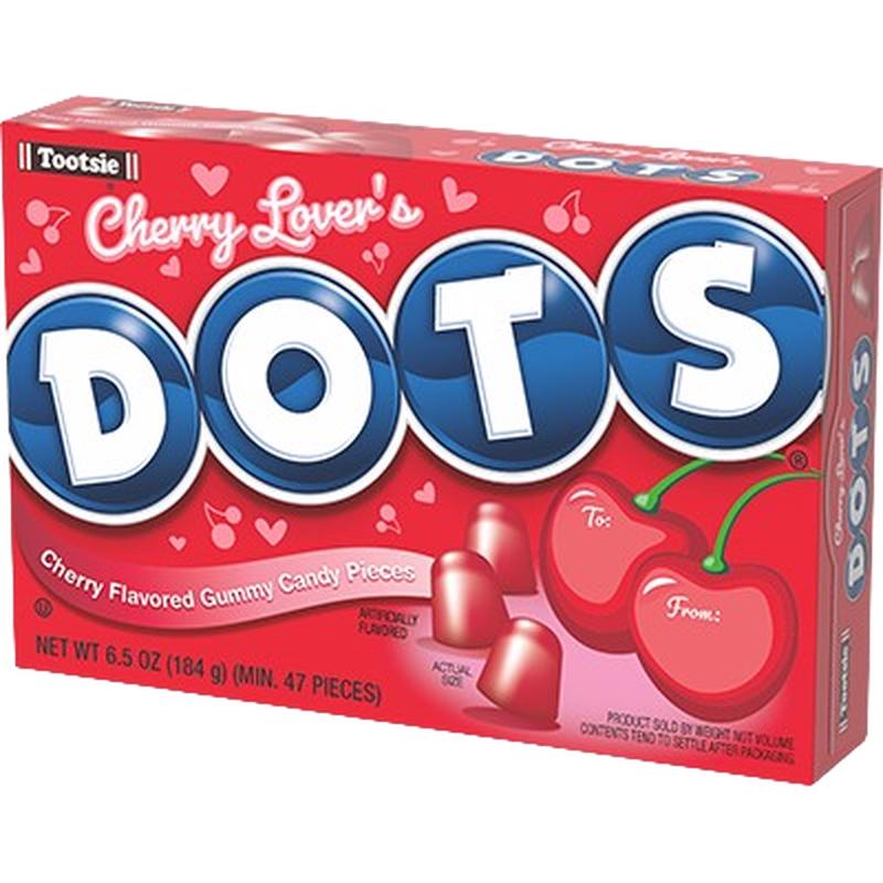 DOTS Valentines  Cherry Lovers 6 oz. Theater Box