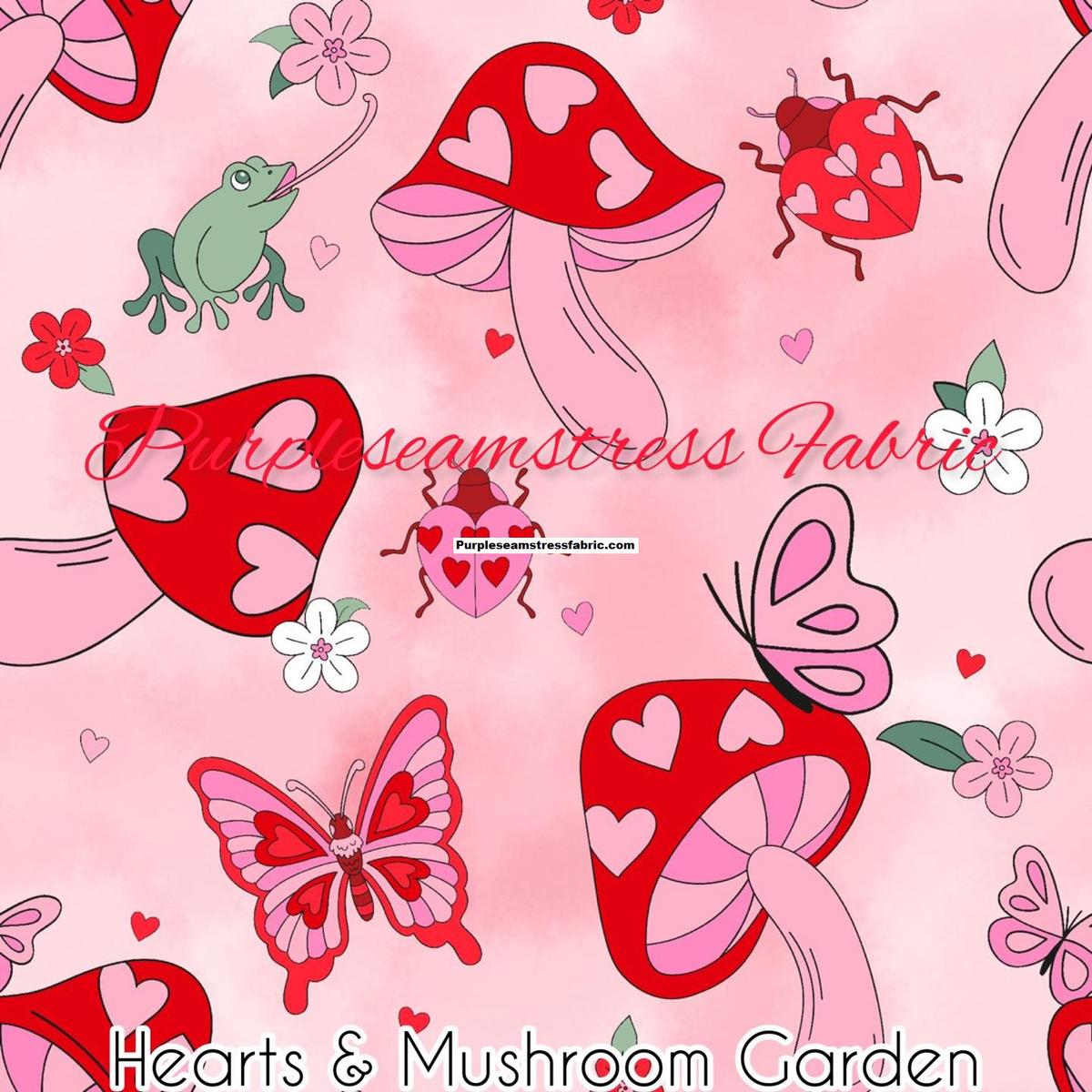 Hearts & Mushroom Garden  Fa...