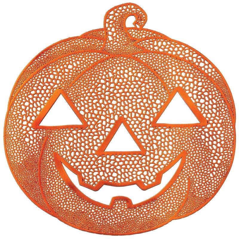 Wicked Haunting Jack-O-Lantern Placemat, 15 Inches, 1 Count