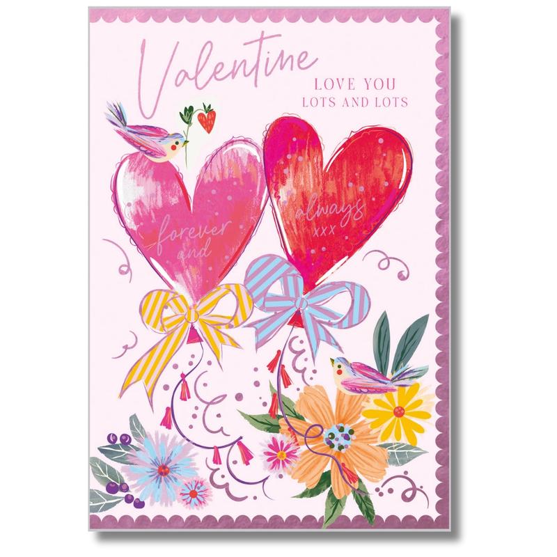 Abacus Valentine Love You Lots And Lots - Greeting Card