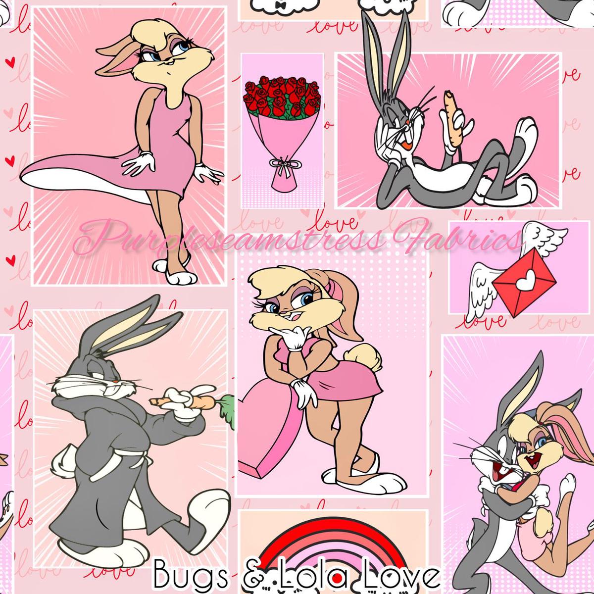 Bugs & Lola Love  Fabric