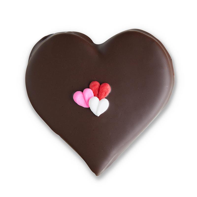 Chocolate Raspberry Marshmallow Hearts
