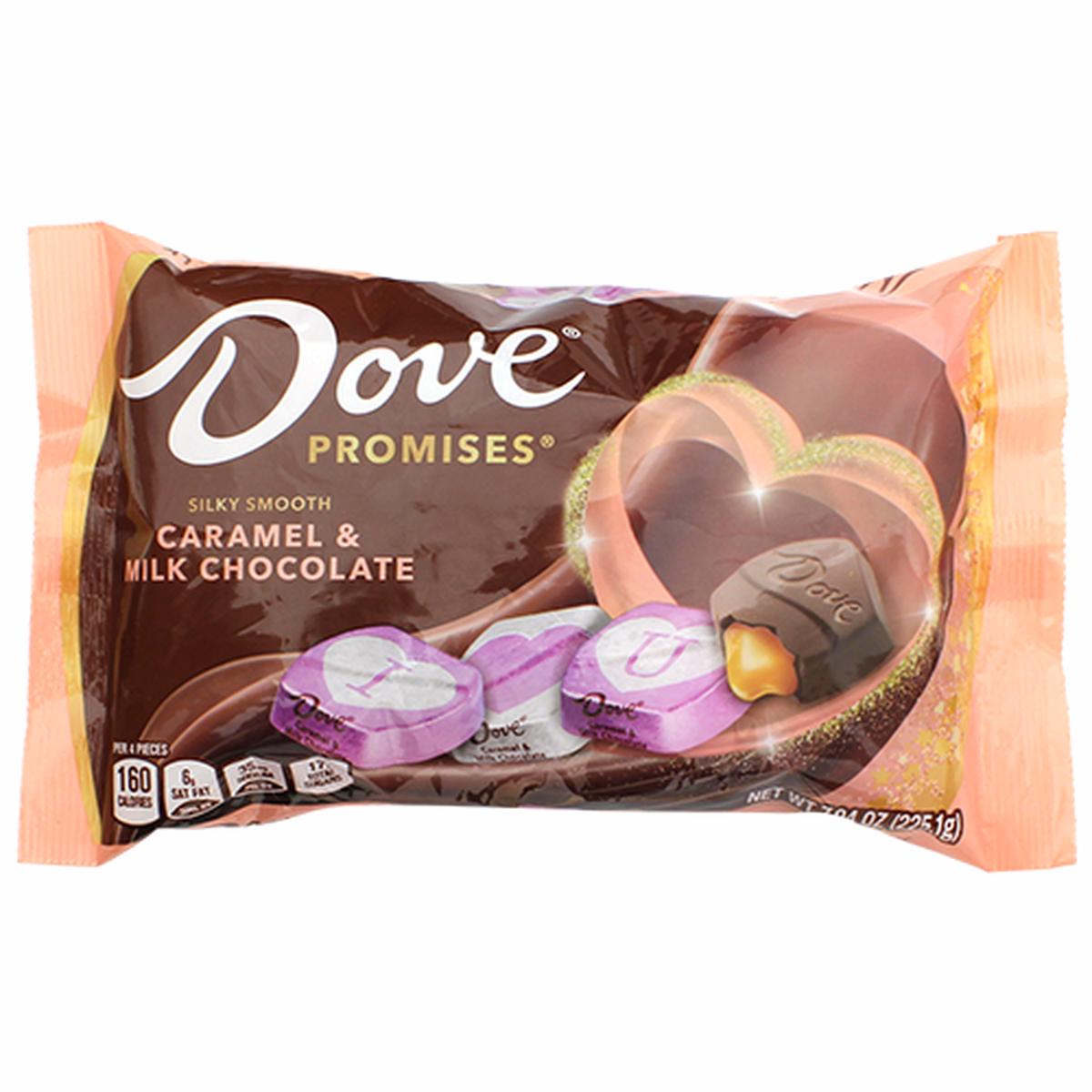 Dove Promises Love Notes Caramel & Milk Chocolate - 7.94-oz. Bag