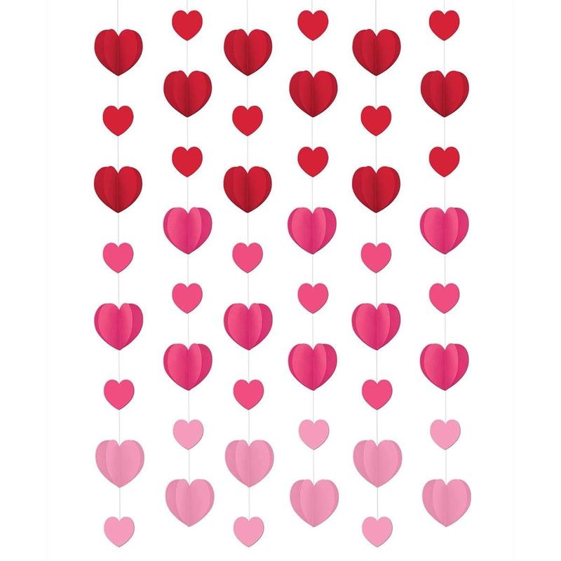 Valentine's Day Heart String Decoration