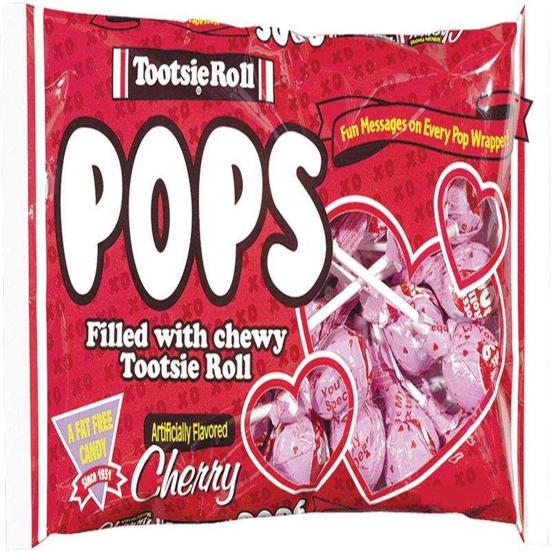 Valentine Tootsie Pops - 9.6-oz. Bag