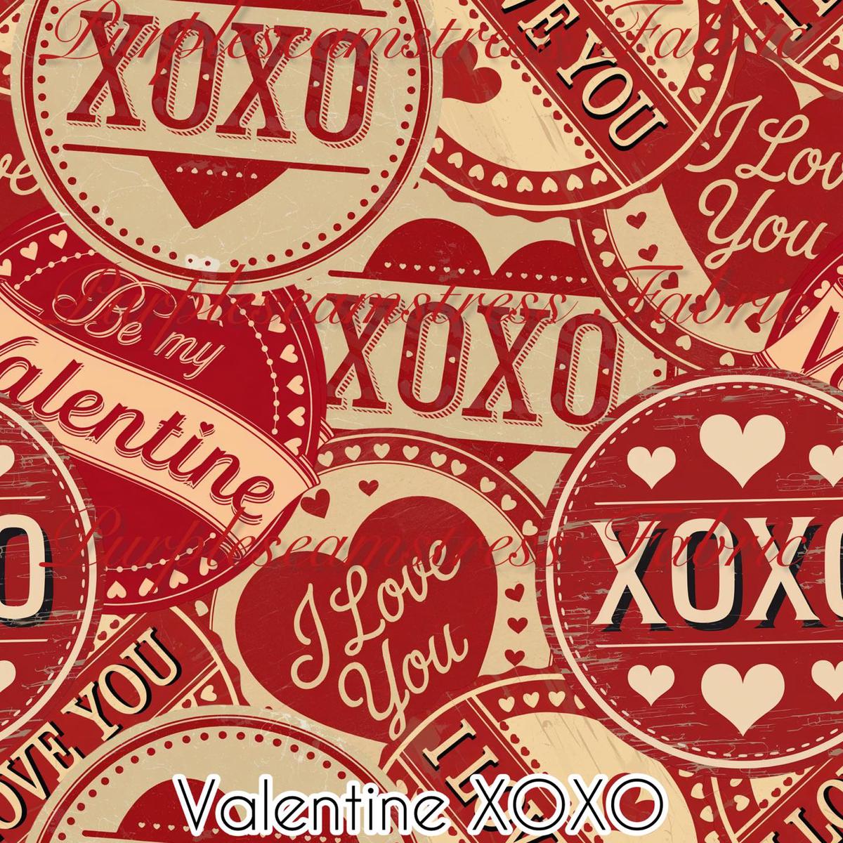 Valentine XOXO  Fabric