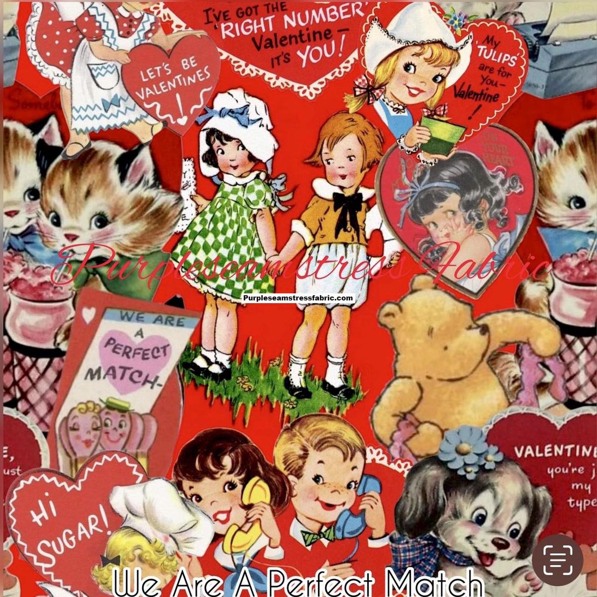We are a perfect match  Fabric