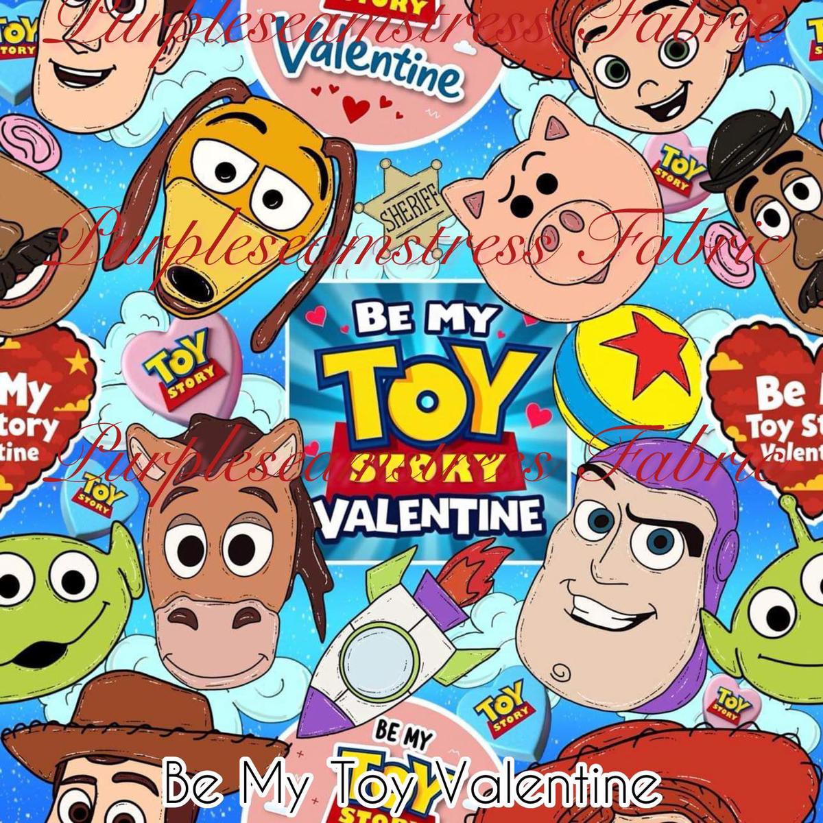 Be My Toy Valentine  Fabric
