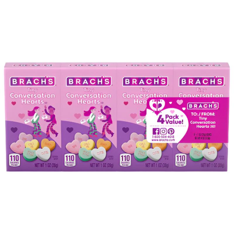 Brach's Tiny Conversation Hearts 1 oz. Box - Value Packs