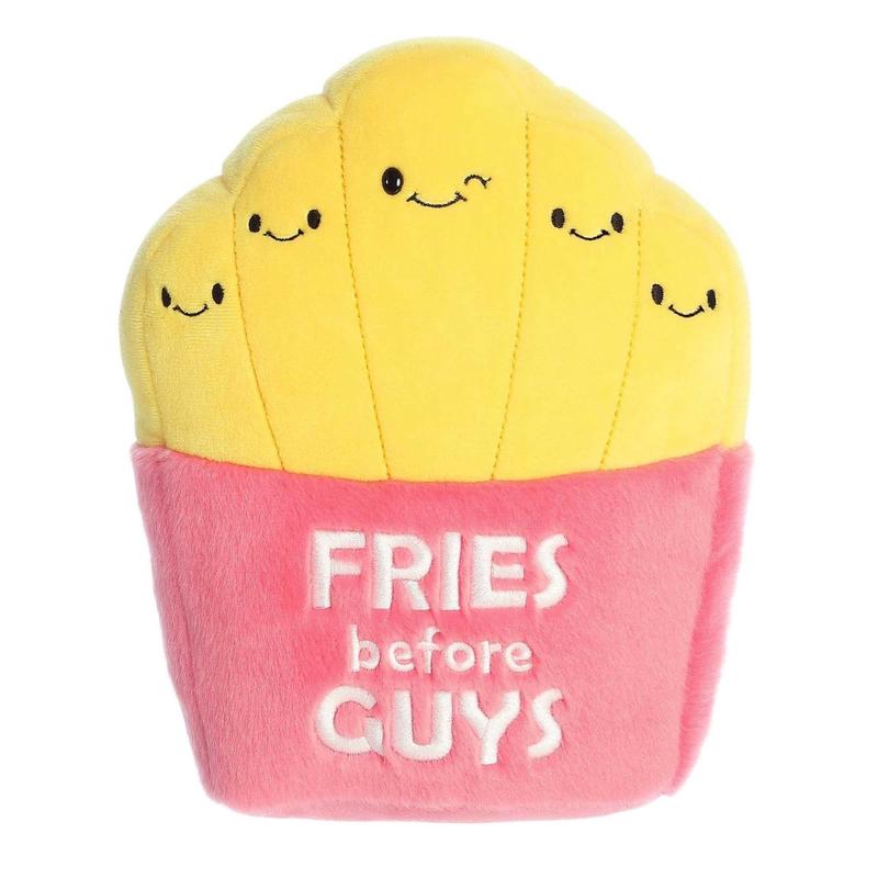 "Fries Before Guys" French Fries Plush, 9 Inches, 1 Count