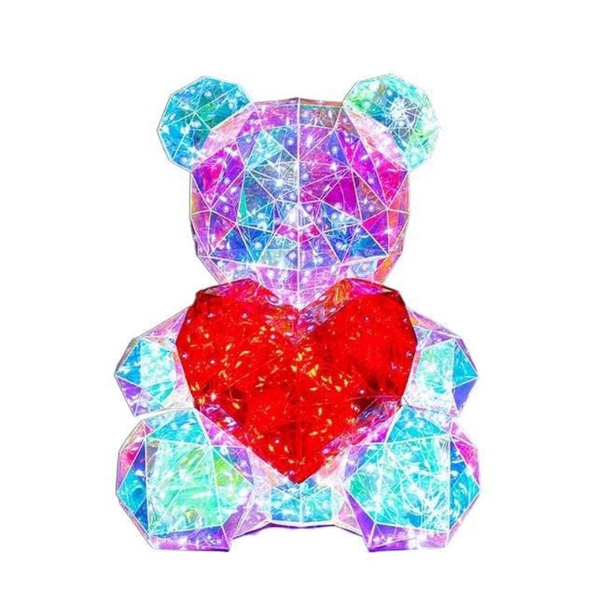 Colorful Luminous Love Bear