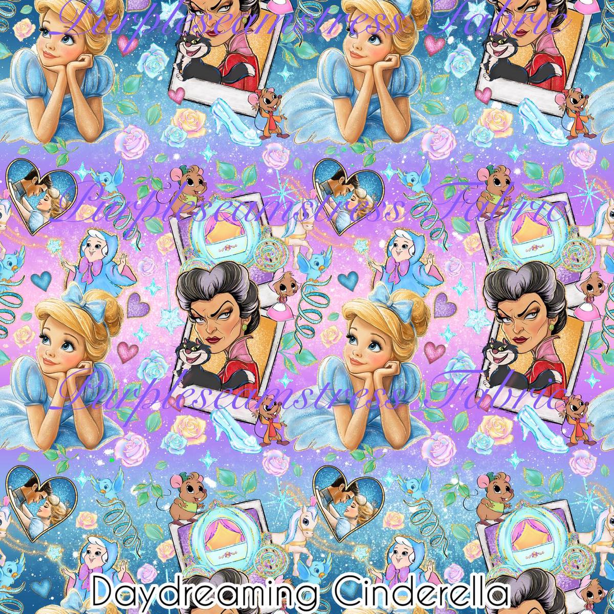 Daydreaming Cinderella  Fabric