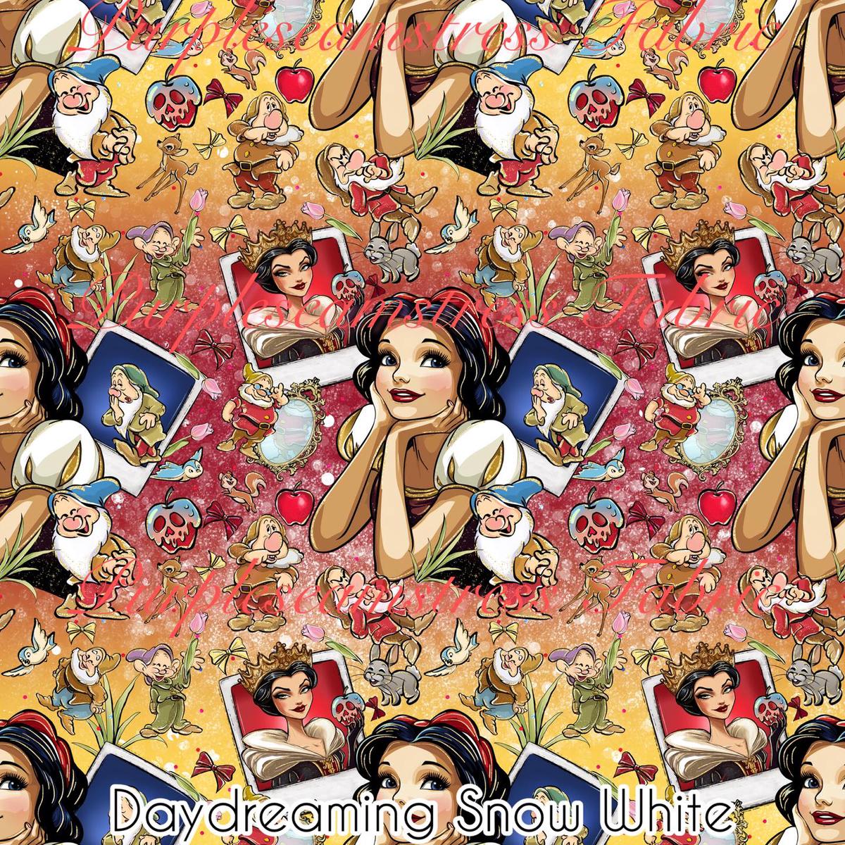Daydreaming Snow White  Fabric