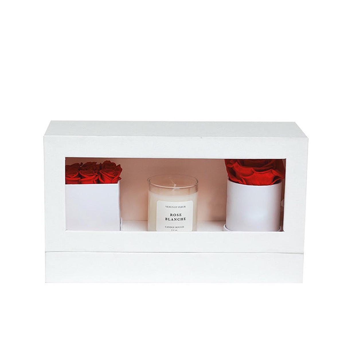 Eternal Rose and Aromatherapy Candle Valentine's Day Set
