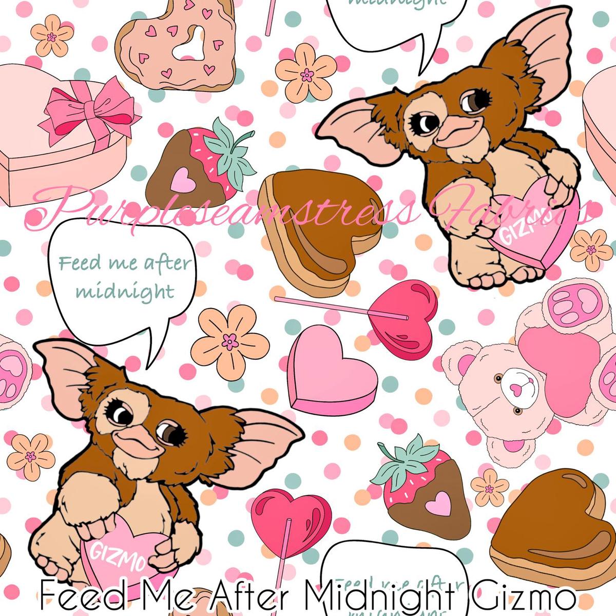 Feed Me After Midnight Gizmo  Fabric
