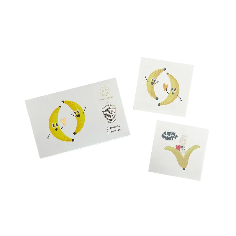Bananas For You Temporary Tattoos