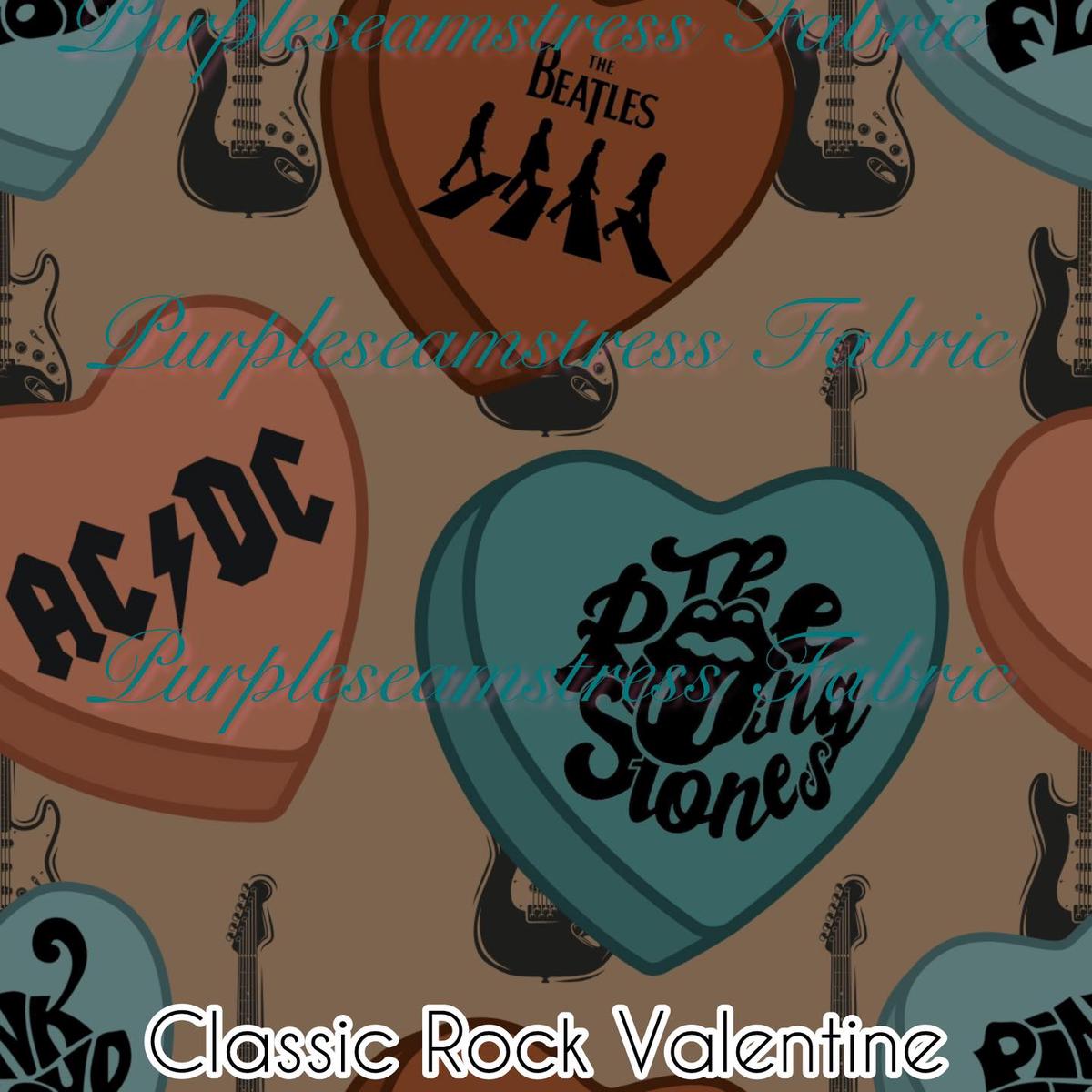 Classic Rock Valentine  Fabric