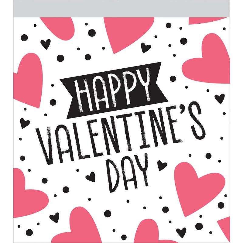 120/Case Bulk Happy Valentine's Day Sandwich Bag with Zipper