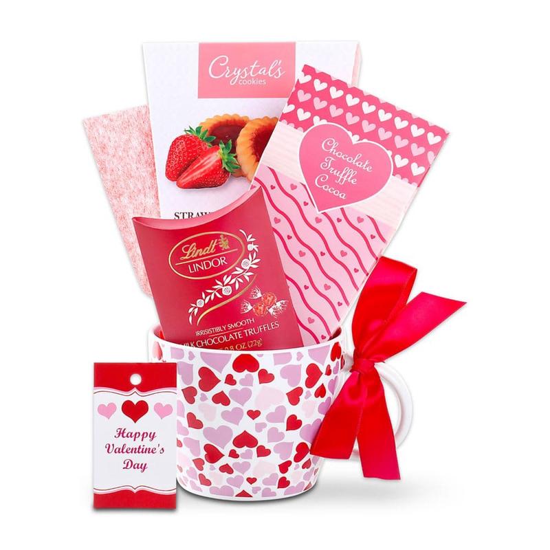 Alder Creek Gift Baskets Set of 3 Valentine's Day Mugs