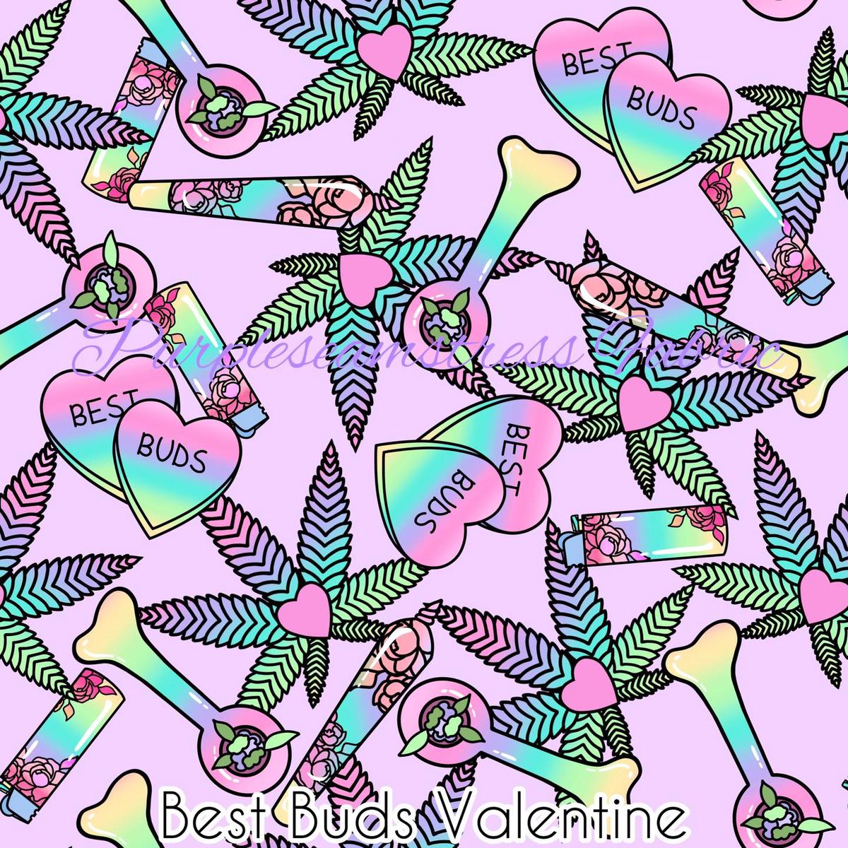 Best Buds Valentine  Fabric