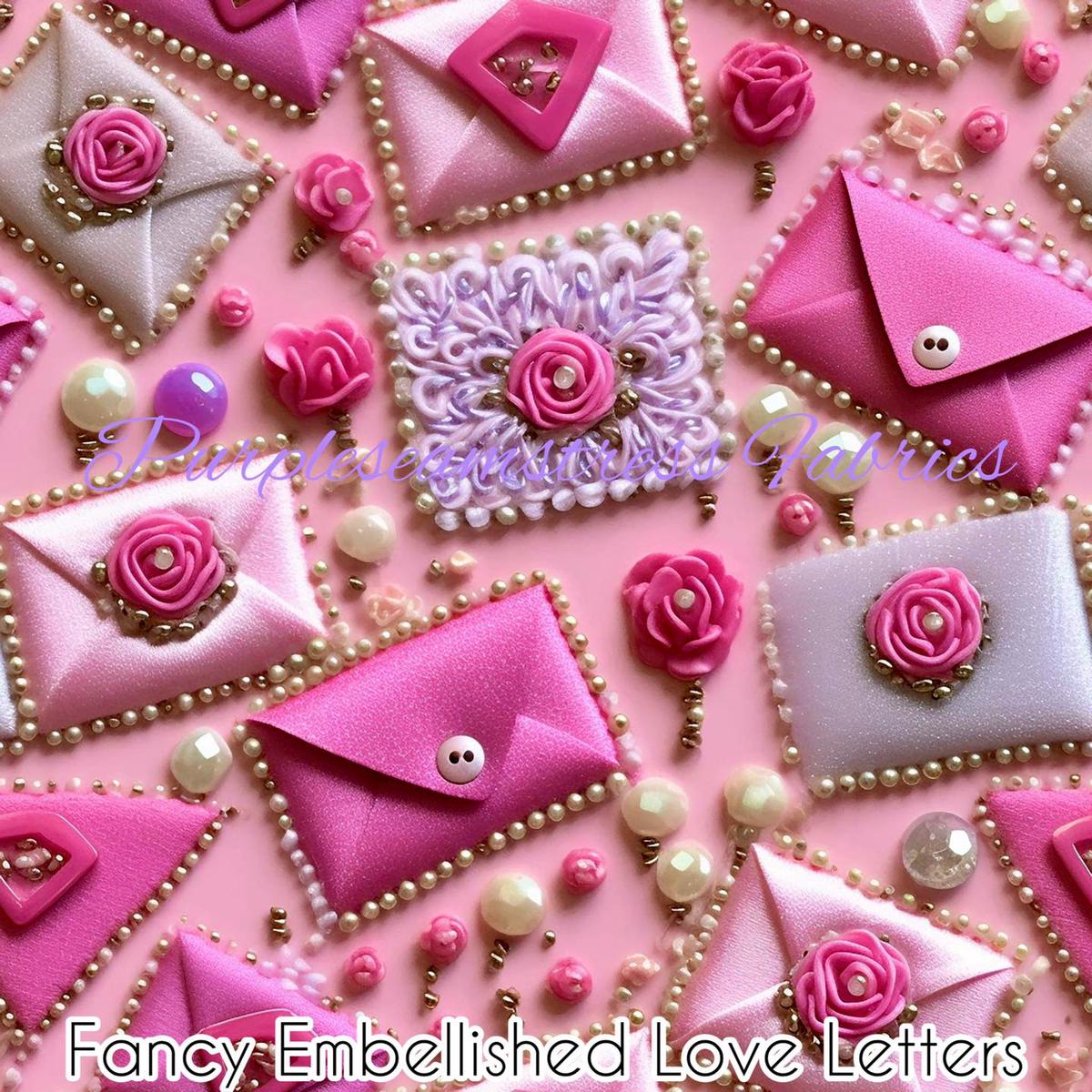 Fancy Embellished Love Letters  F...