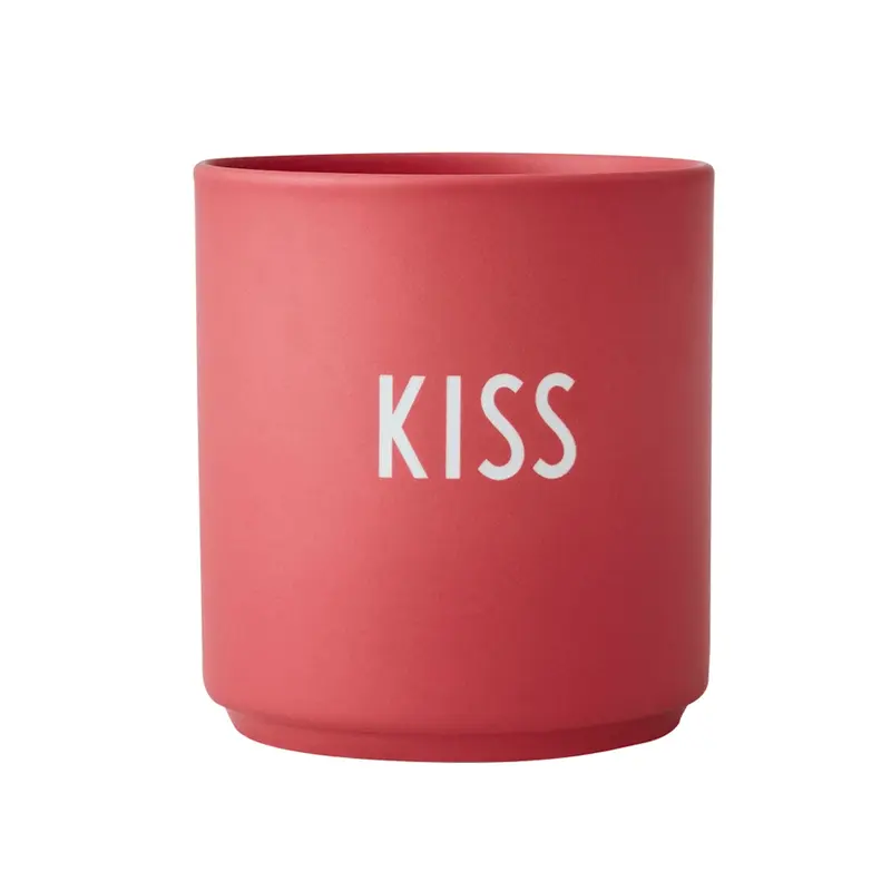 "Kiss" Porcelain Mug