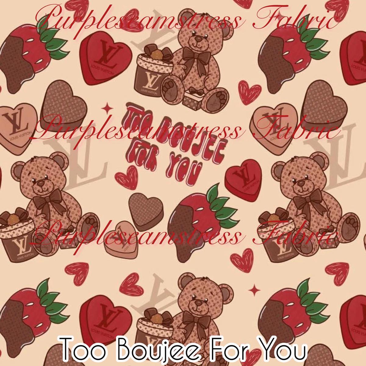 Too Boujee For You  Fabric