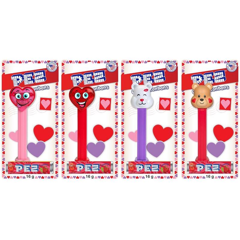 Valentine's Day PEZ Dispenser, Assortment, 1 Count
