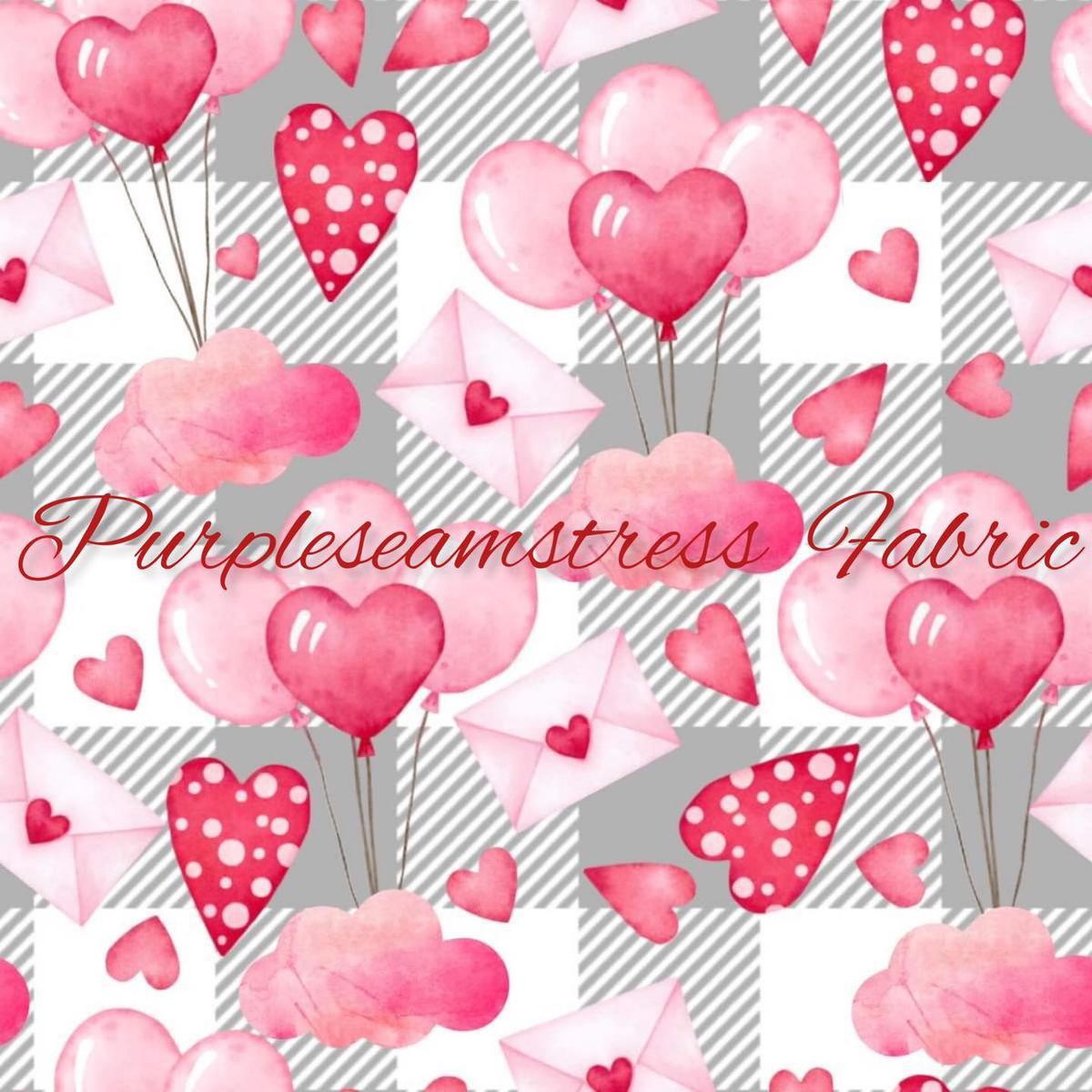 Airmail Love Letters  Fabric