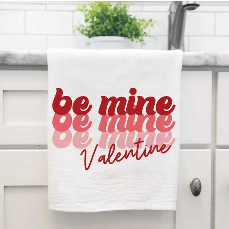 "Be My Valentine" Kitchen Towel