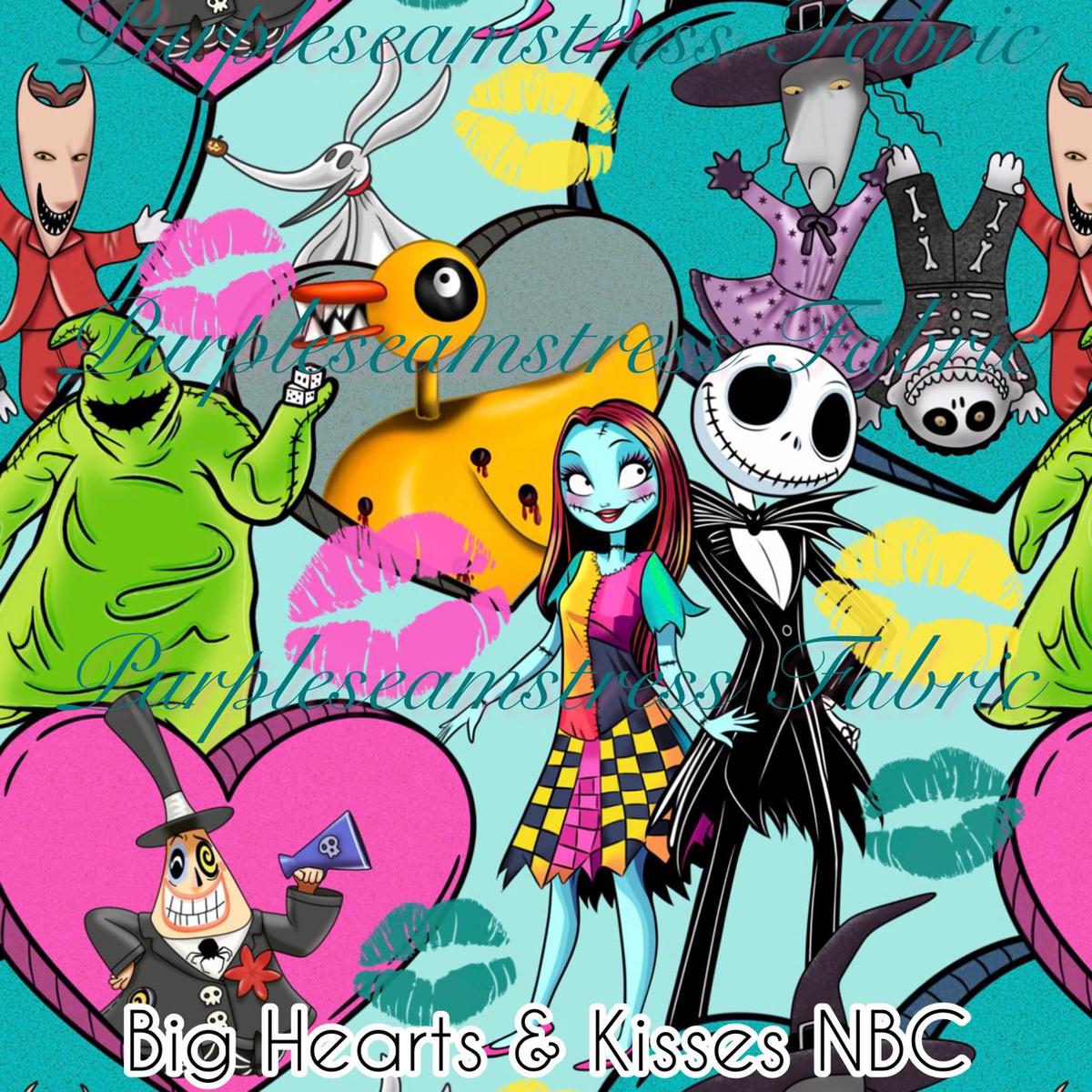 Big Hearts & Kisses NBC  Fabric