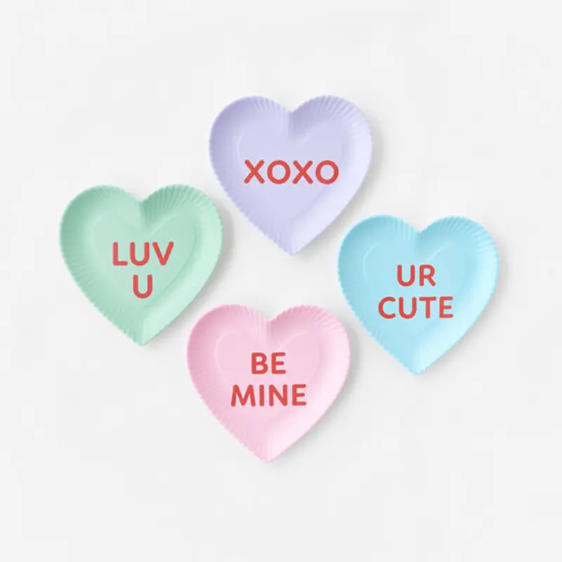 Conversation Heart Plate - 4 Style Options
