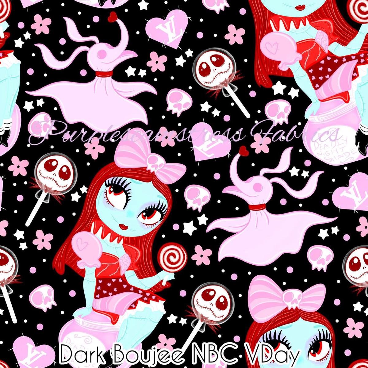 Dark Boujee NBC Vday  Fabric
