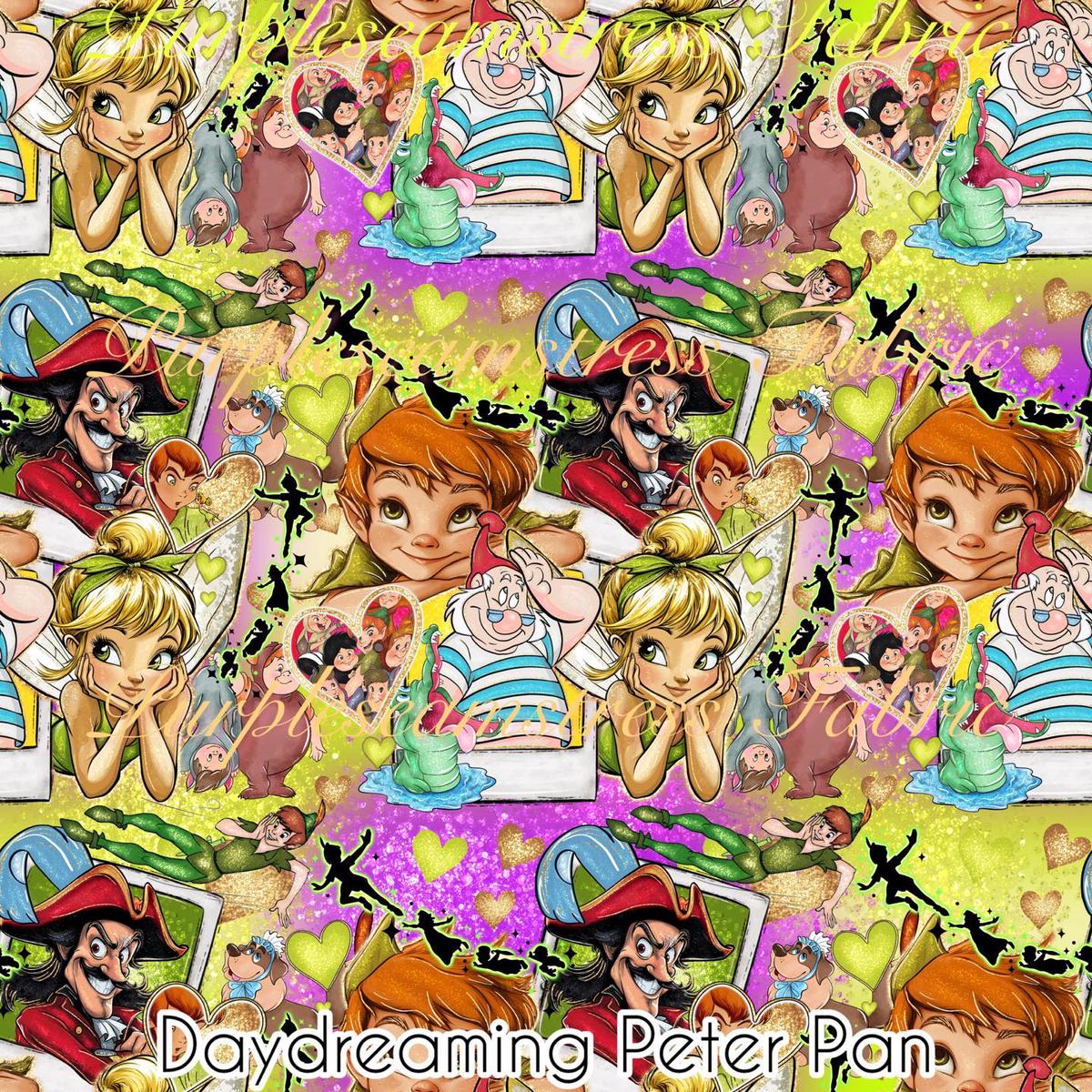 Daydreaming Peter Pan  Fabric