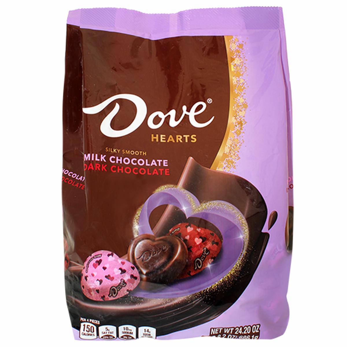 Dove Valentines Promises Mixed Hearts 24.20 oz. Bag