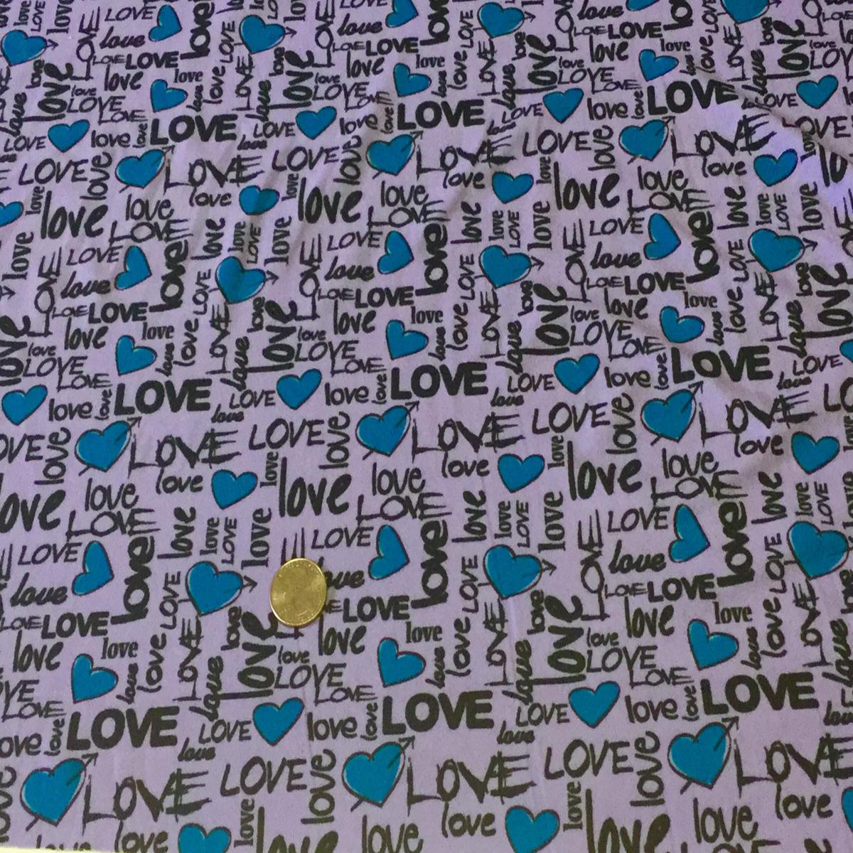 Valentines Day Love on Lavender D...