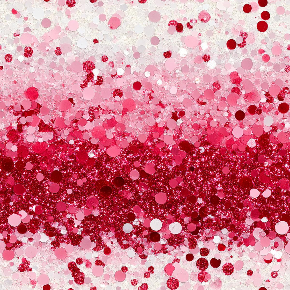 Vday Ombre Glitter  Fabric