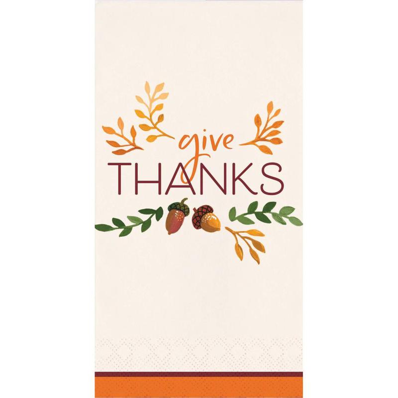 192/Case Bulk Fall Festivities Paper Guest Towel