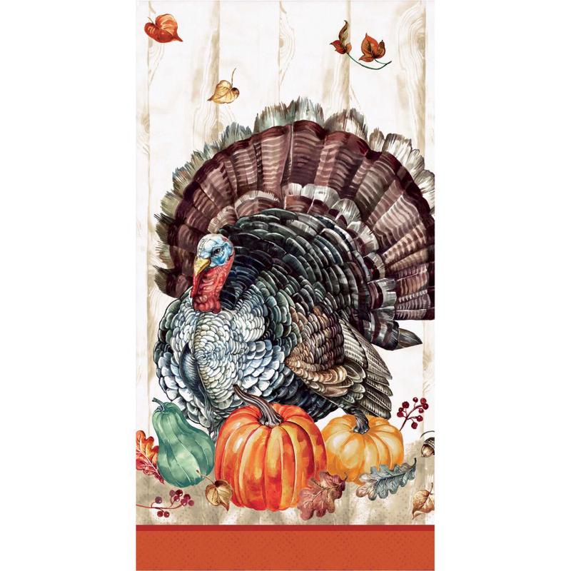 192/Case Bulk Timeless Turkey Paper Guest Towel