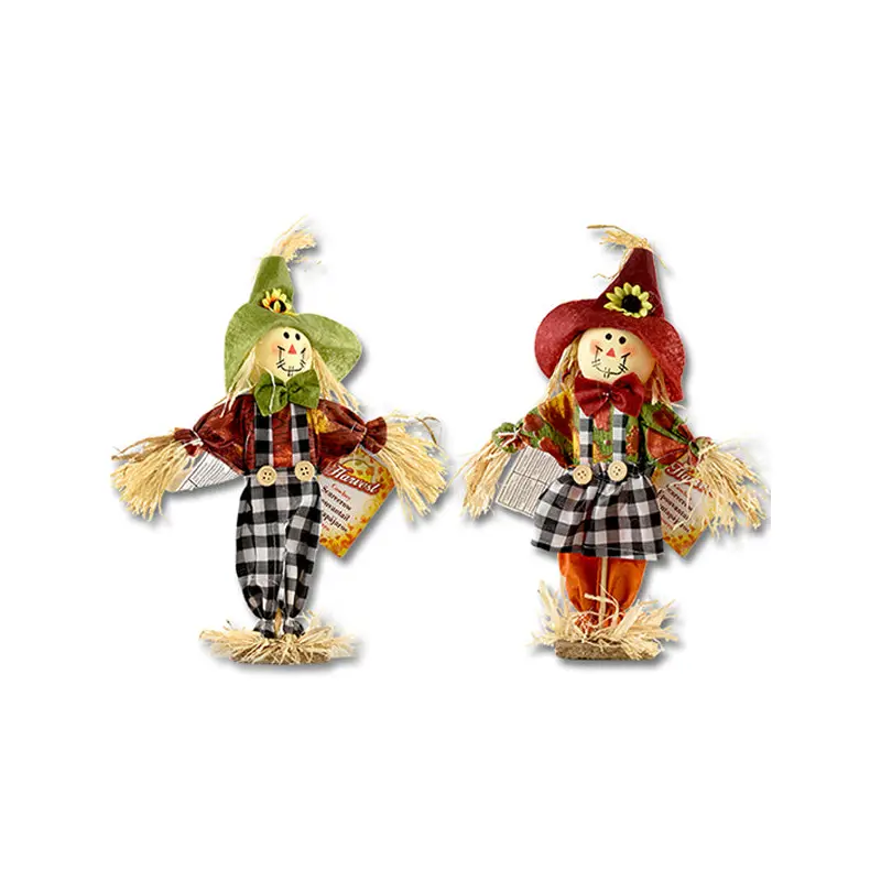 HARVEST - COWBOY STANDING SCARECROW 12IN