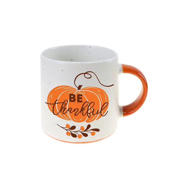 HARVEST - TAPERED STONEWARE MUG W/ SAYINGS 16OZ